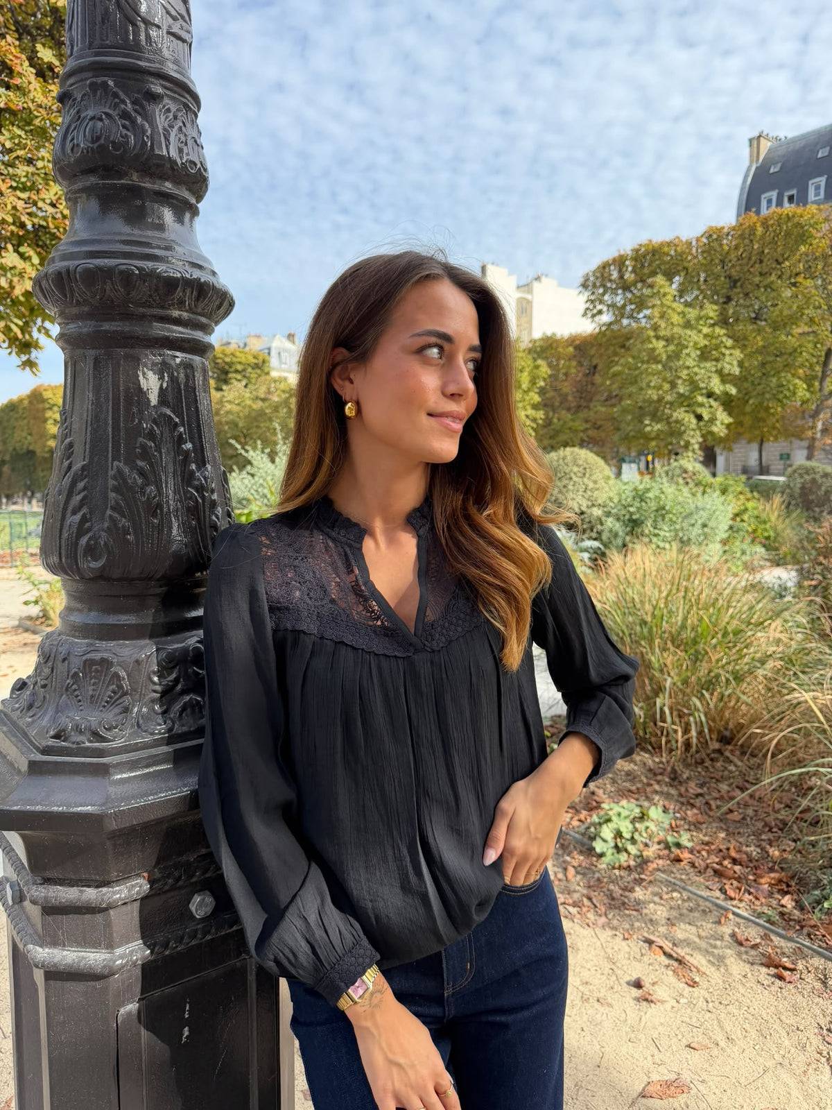 Blouse noir