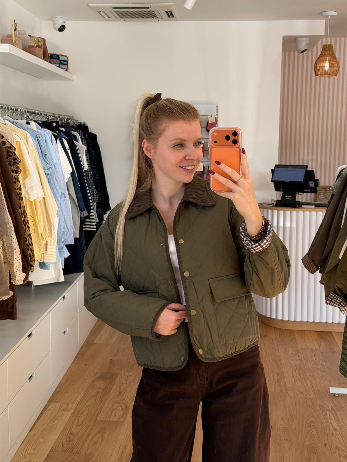 Veste kaki