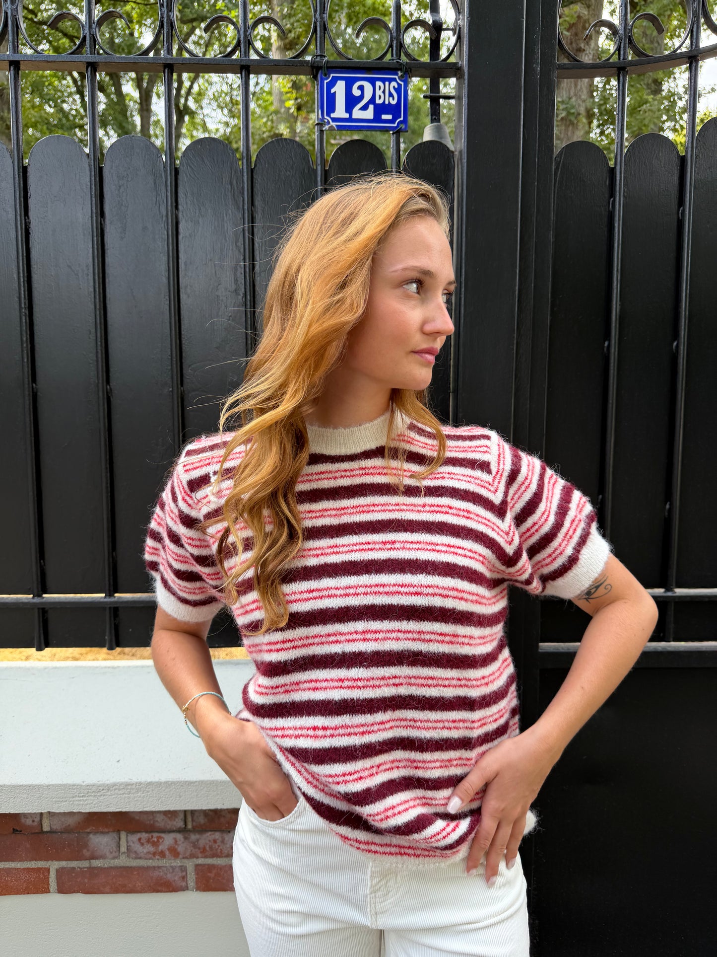 Pull manches courtes