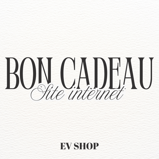 CARTE CADEAU (valable uniquement sur le site)