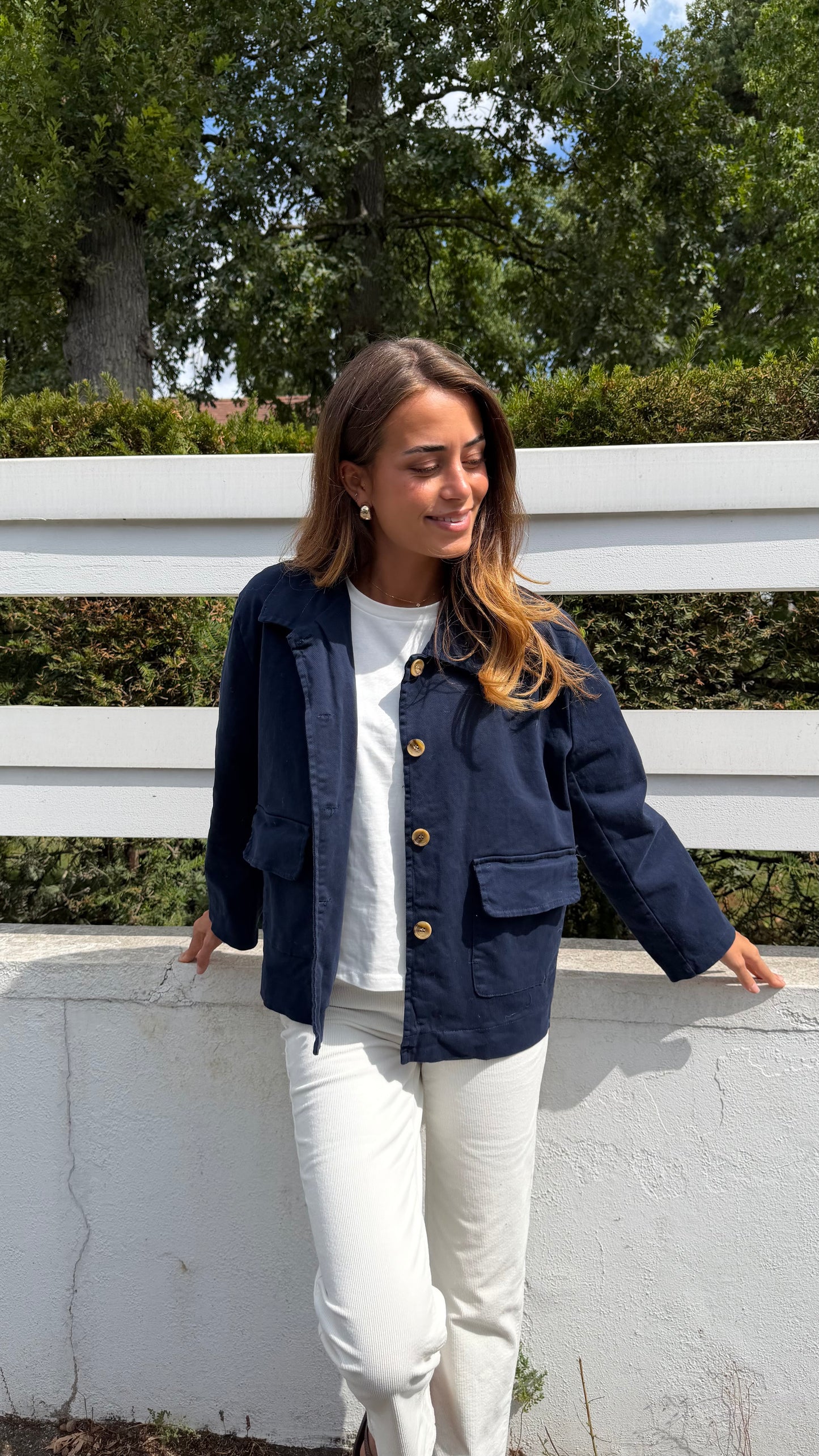 Veste bleu marine