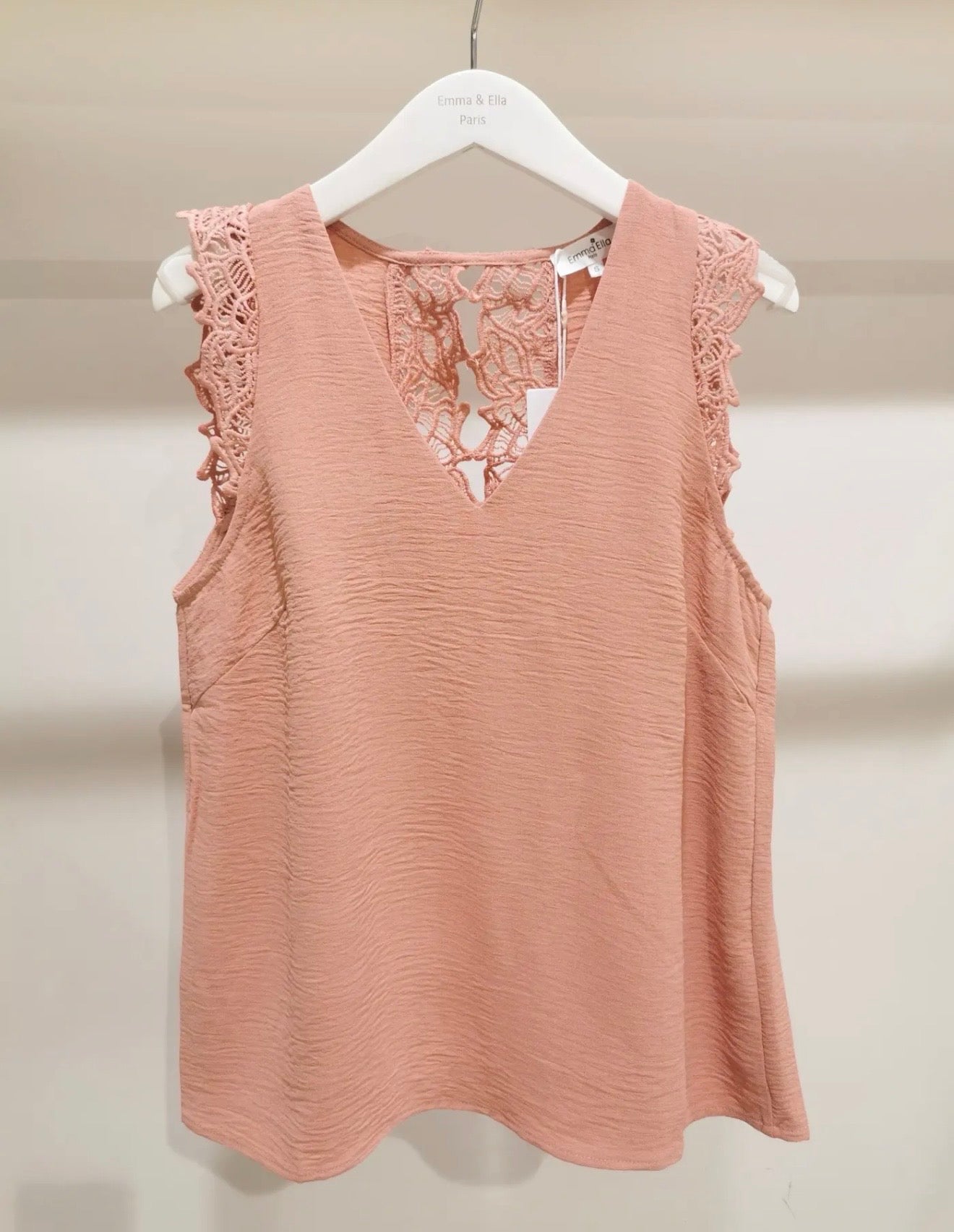 top vieux rose