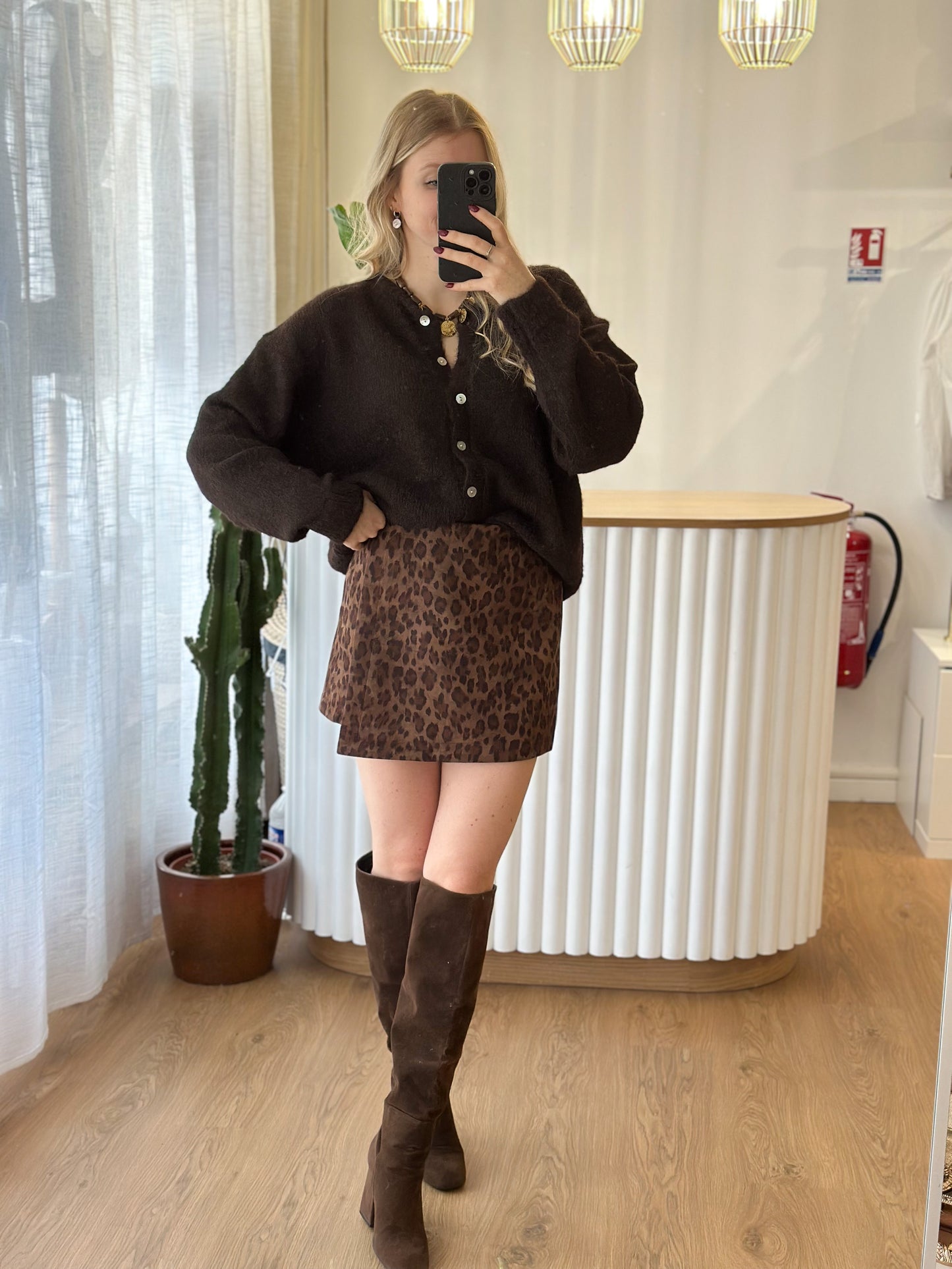 jupe short léo