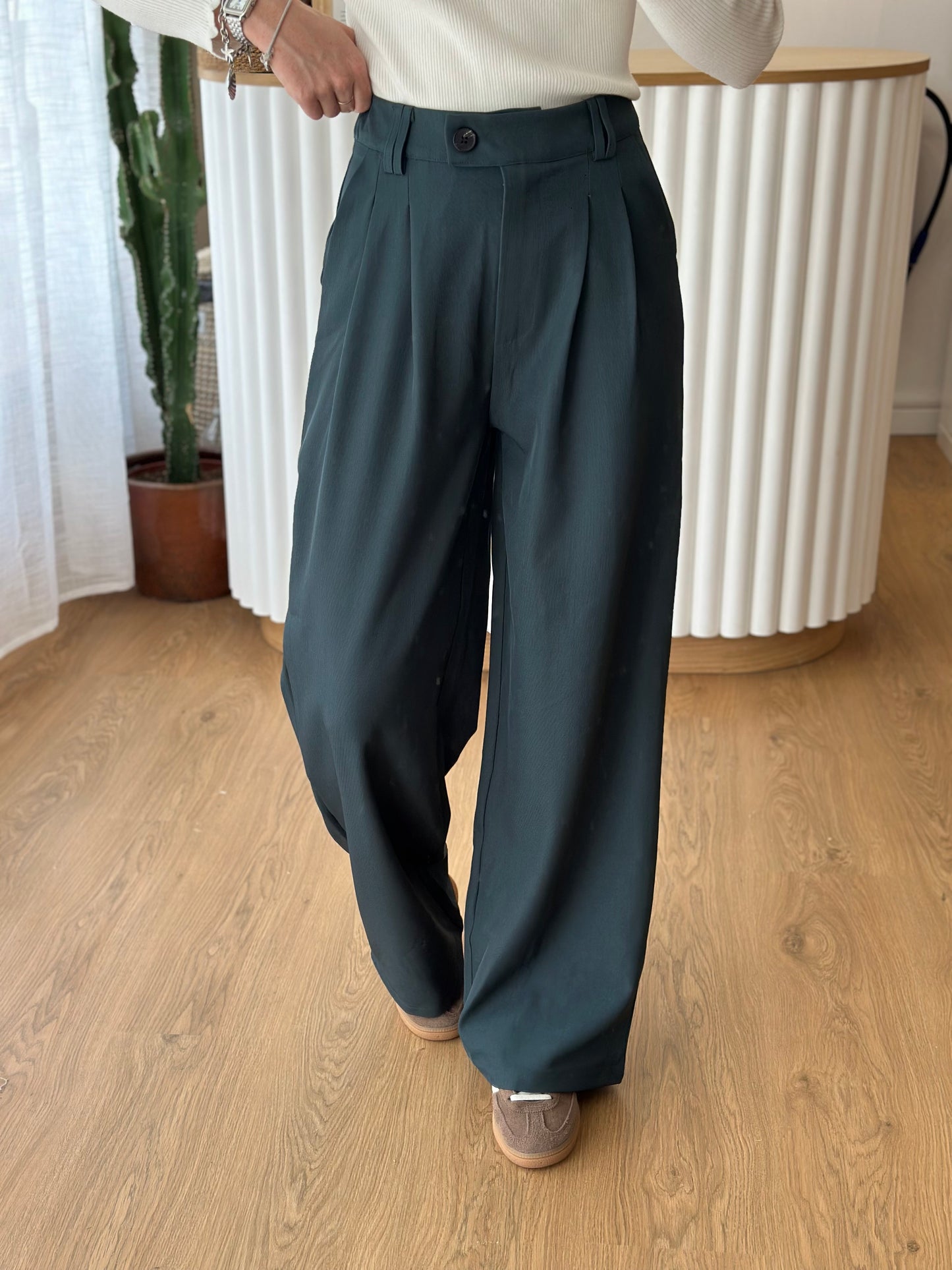 pantalon vert sapin