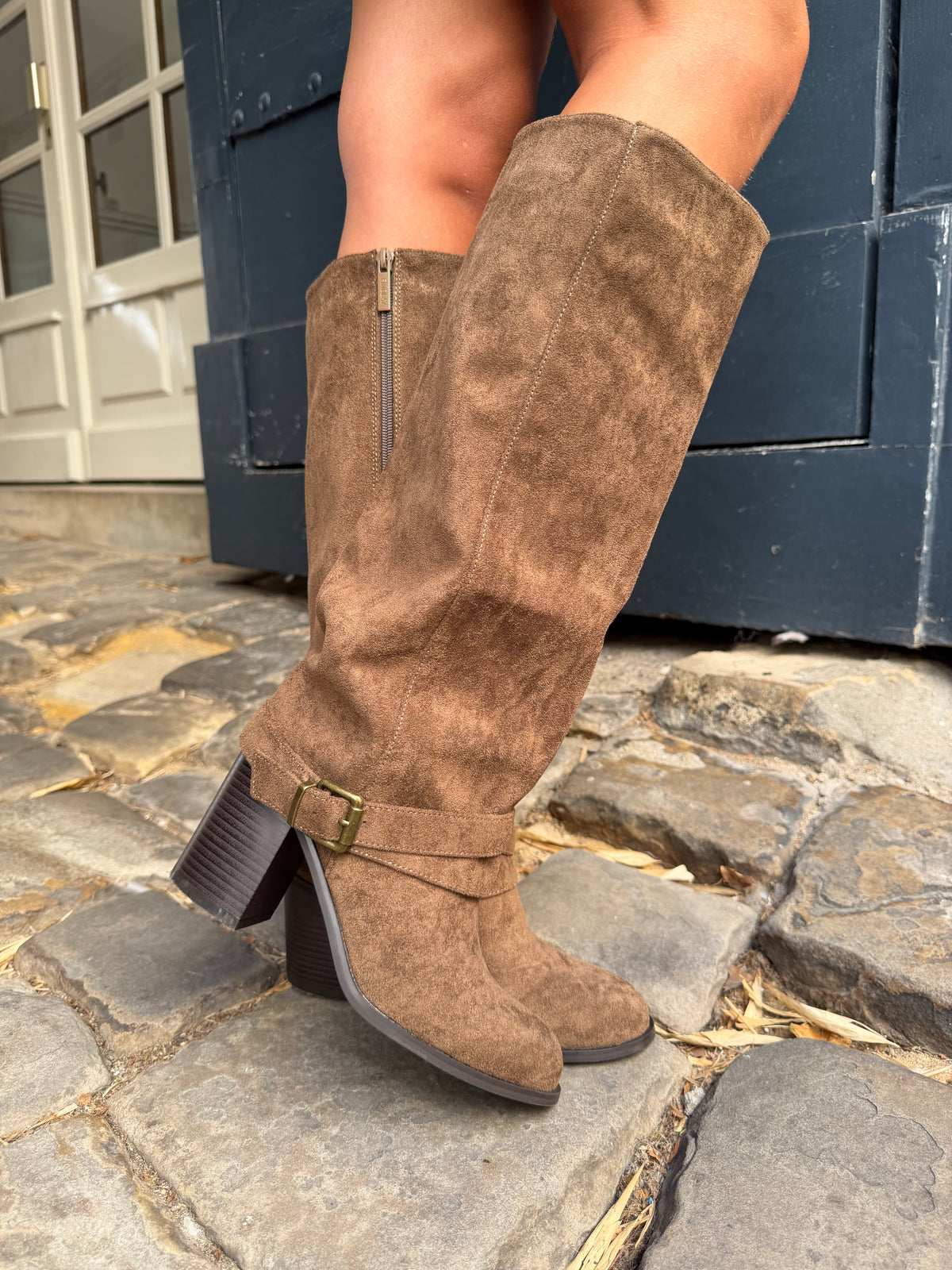bottes taupe