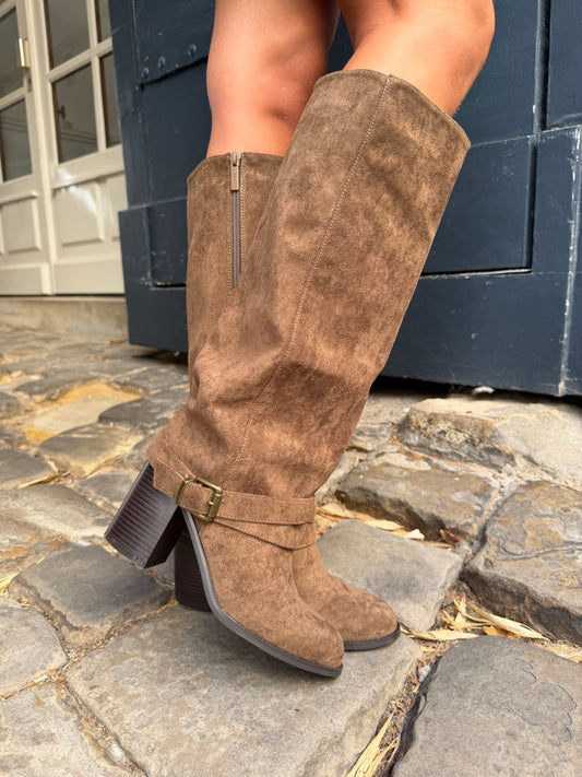 bottes taupe