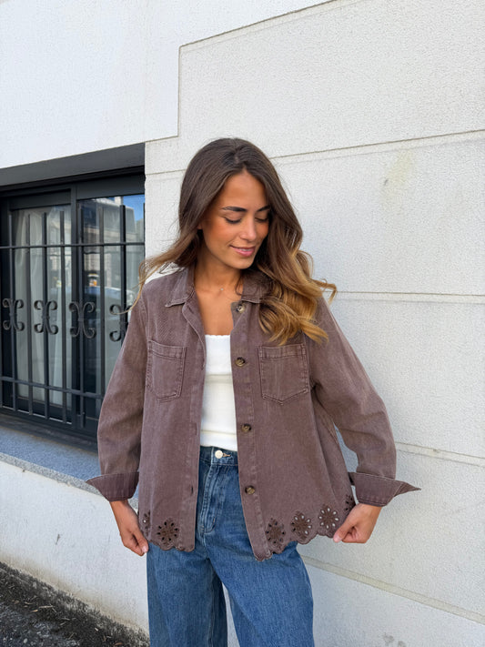 veste marron