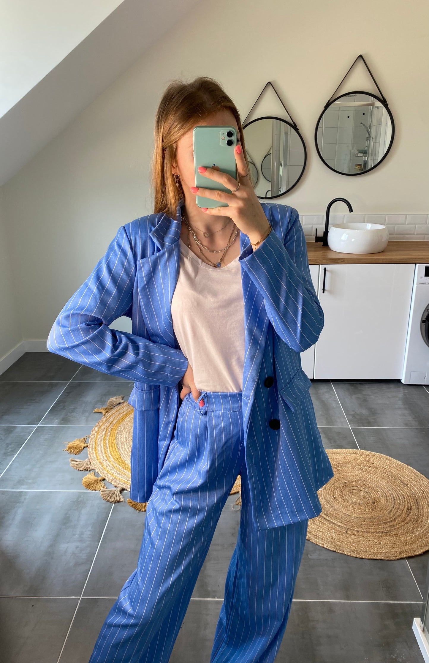 Ensemble BLAZER bleu