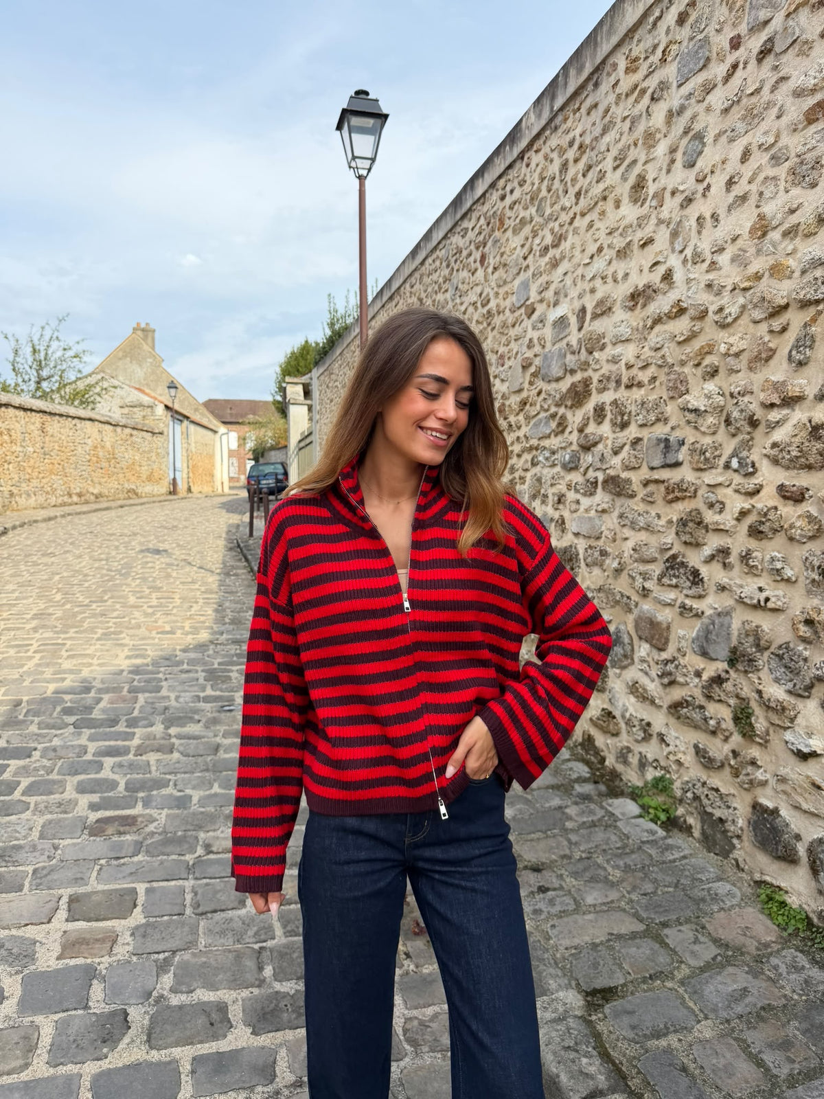 Gilet rayé