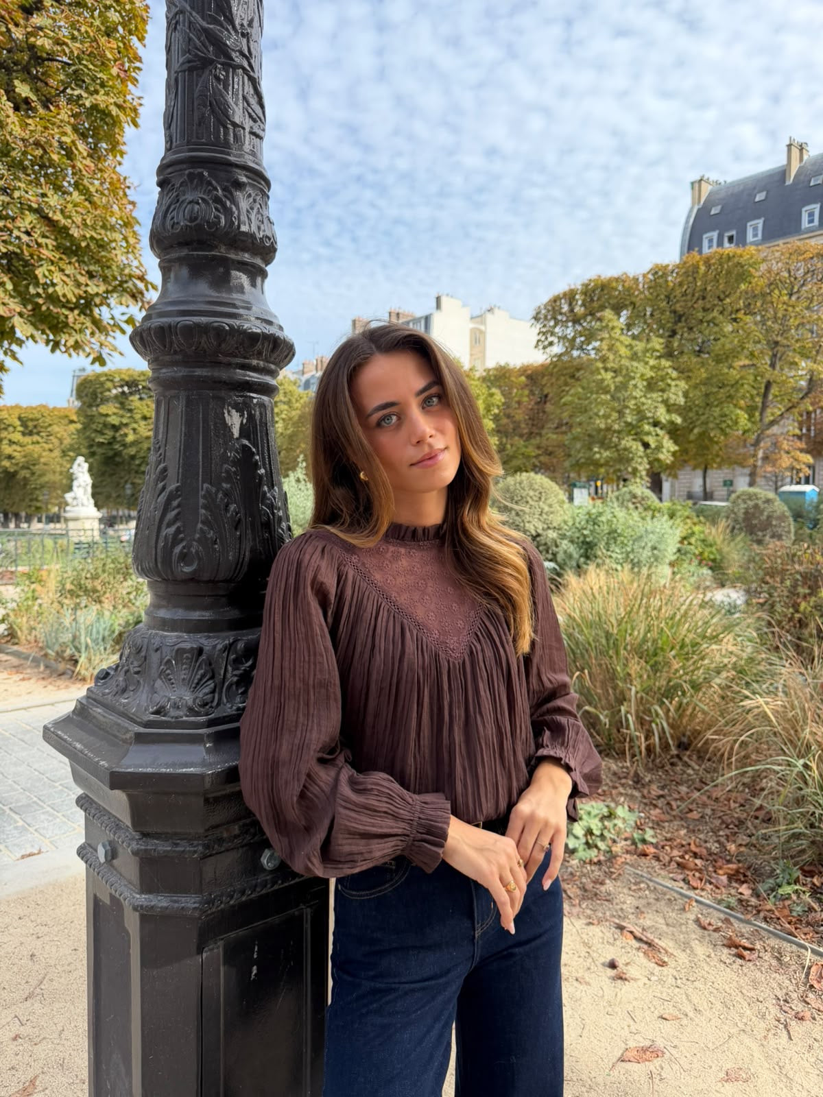 Blouse marron