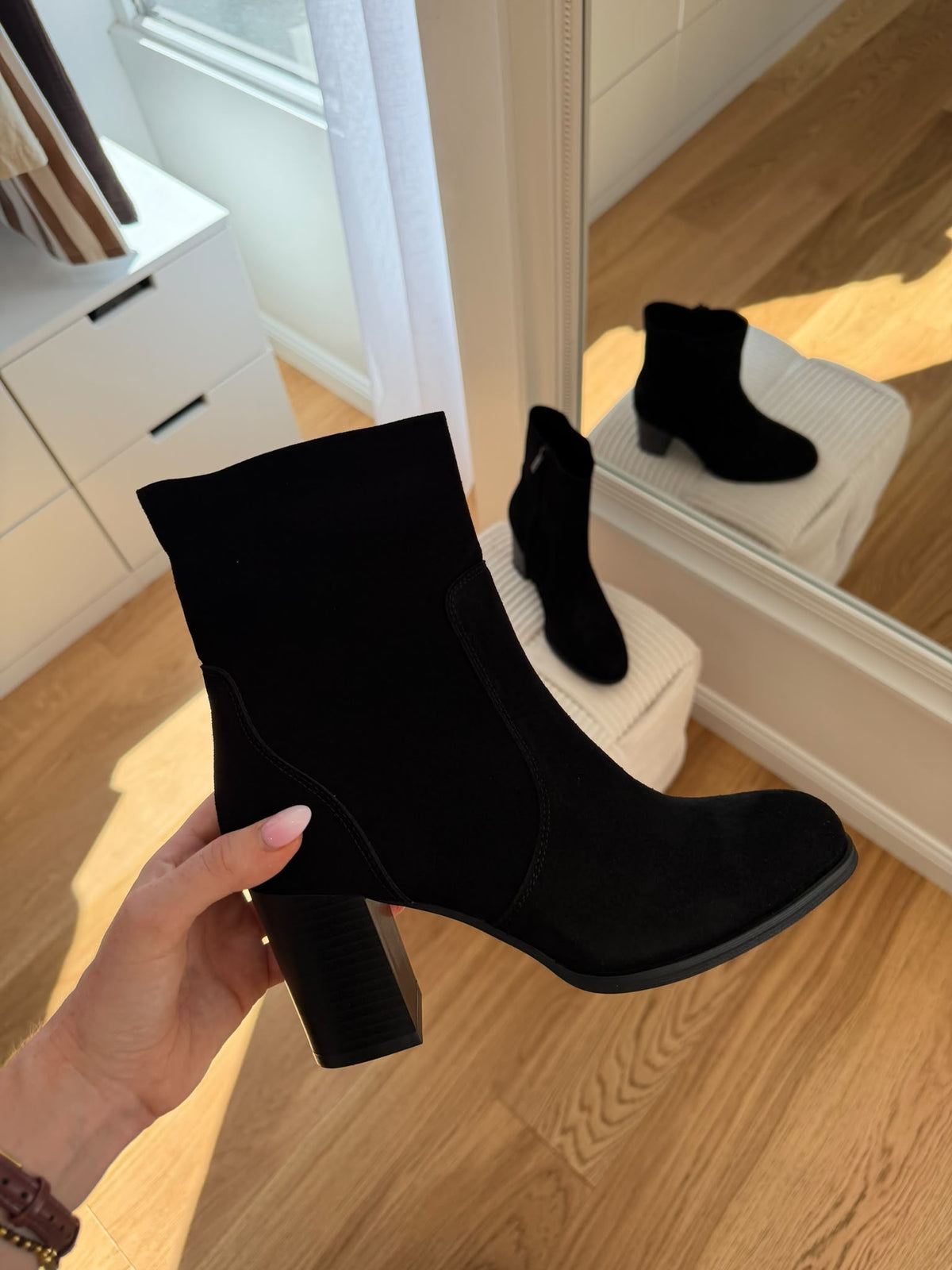 Bottines en cuir