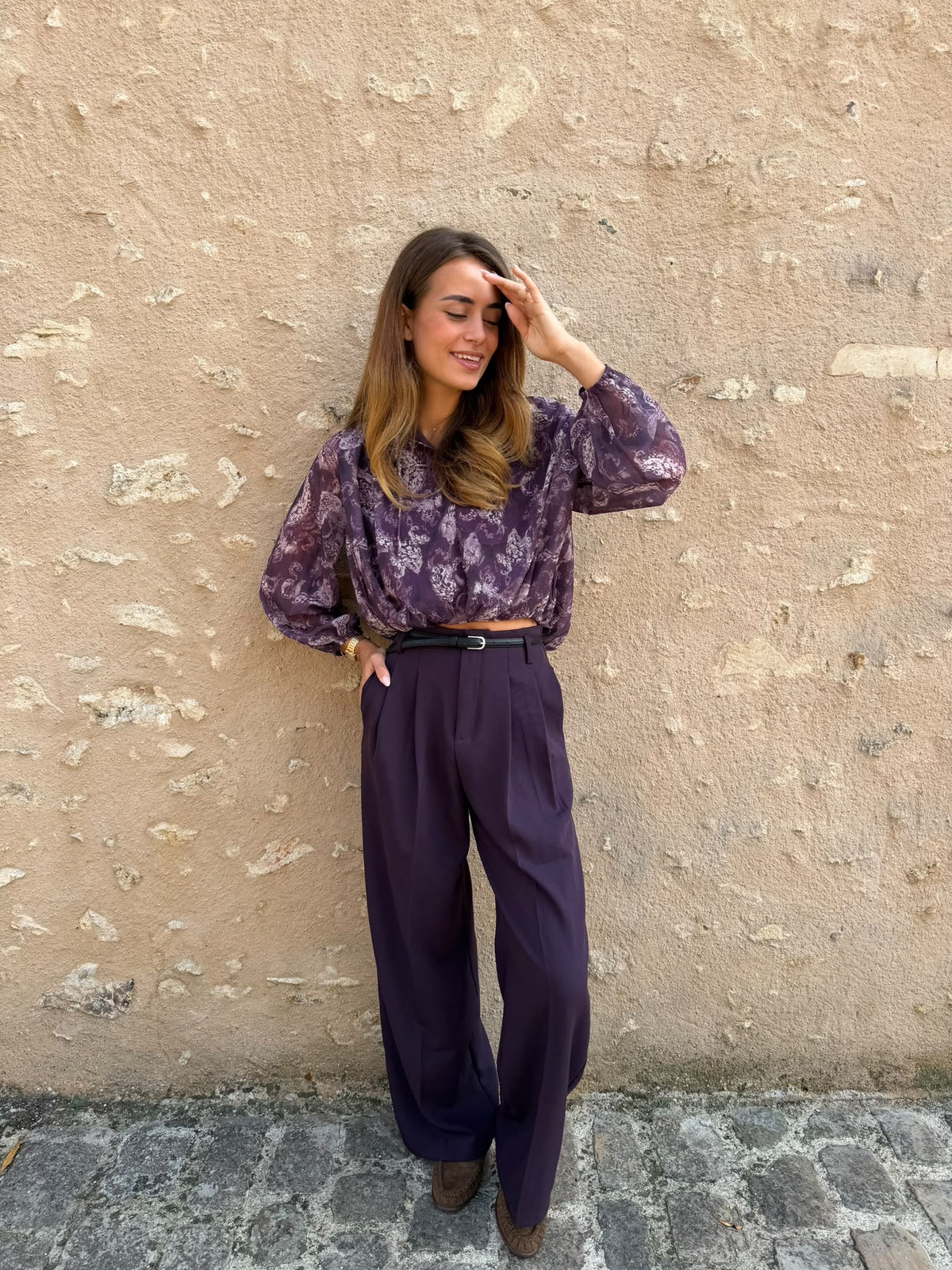 Pantalon violet
