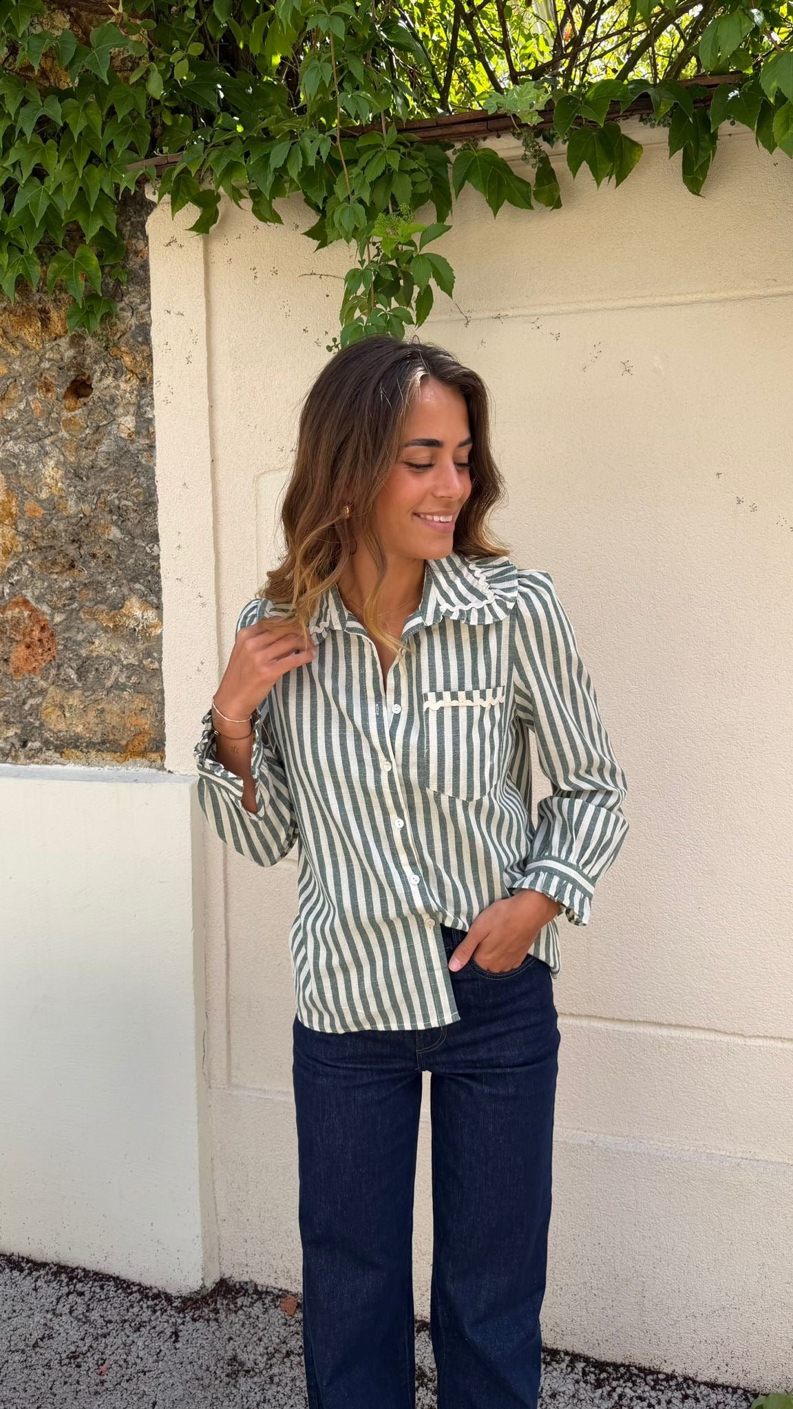 Chemise rayée