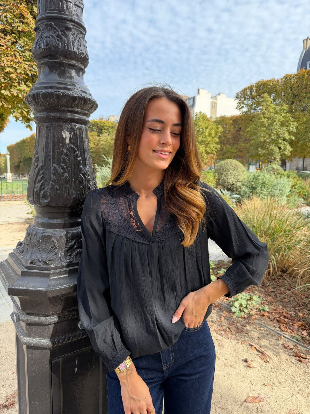 Blouse noir