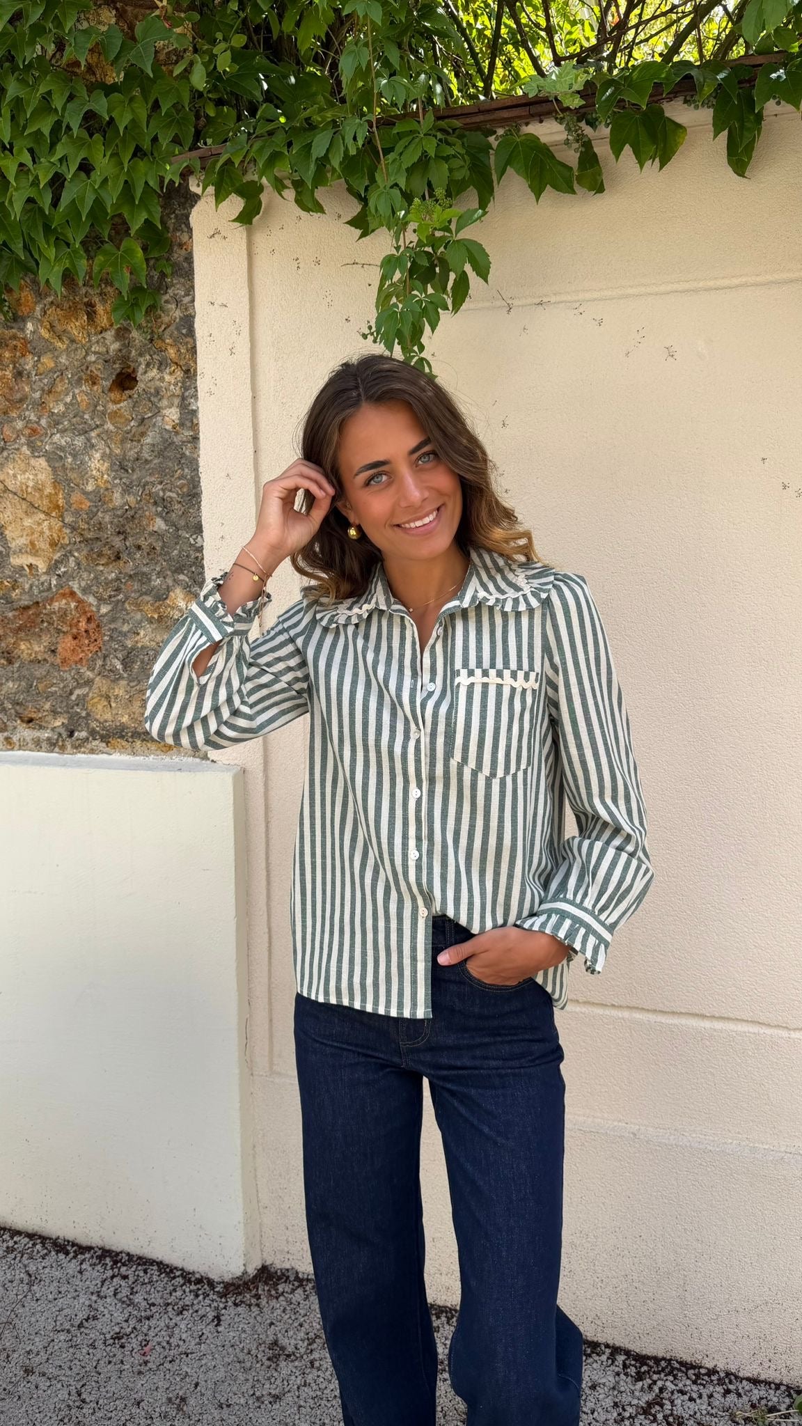 Chemise rayée